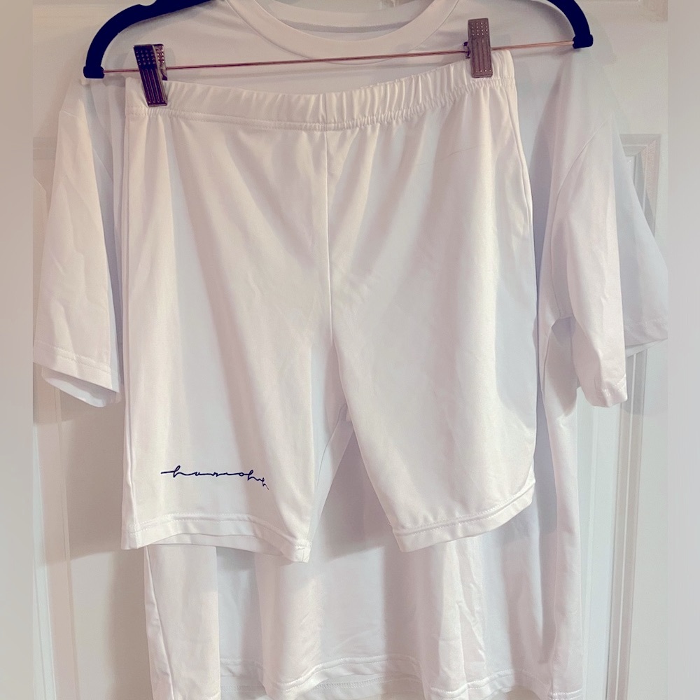 “NEW” SHEIN White Two-Piece Set